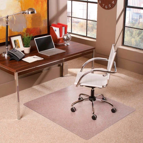 ES Robbins® Bulk Pack Chair Mat for Carpet - 46"W x 60"L - Beveled Edge- Ind. Pkg - Image 3