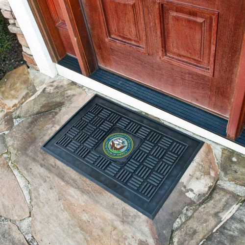 FanMats U.S. Navy Medallion Door Mat 1/4" Thick 1.5' x 2.5'