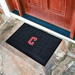 FanMats Cleveland Guardians Medallion Door Mat 1/4" Thick 1.5' x 2.5'