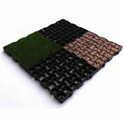 Zigma Checkers® GeoGrid Light Duty Cellular Paving System, 19.5" Square, GEO-2.4
