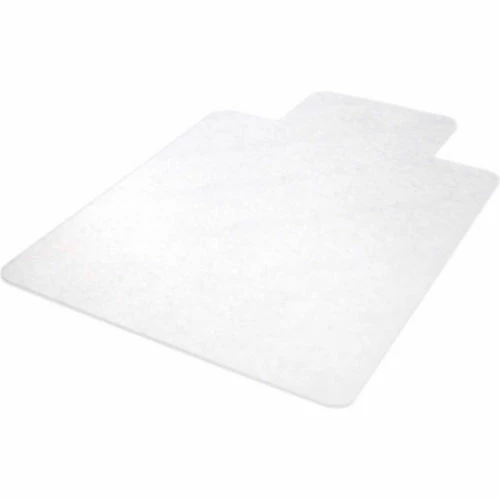Lorell Office Chair Mat for Hard Floor - 45"W x 53"L with 25" x 12" Lip - Straight Edge - Clear - Image 4