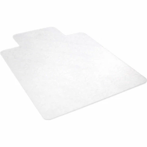 Lorell Office Chair Mat for Hard Floor - 45"W x 53"L with 25" x 12" Lip - Straight Edge - Clear - Image 7