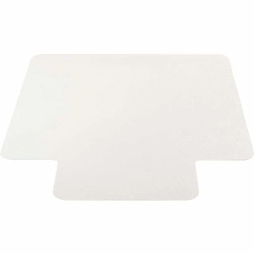 Lorell Office Chair Mat for Hard Floor - 45"W x 53"L with 25" x 12" Lip - Straight Edge - Clear - Image 2