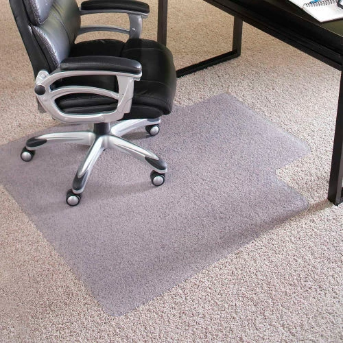 ES Robbins® Chair Mat for Carpet - 45"W x 53"L, 0.17" Thick - Beveled Edge - Image 2
