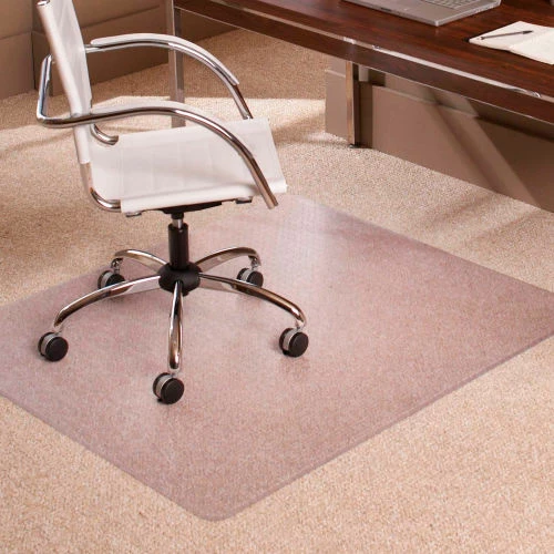 ES Robbins® Bulk Pack Chair Mat for Carpet - 46"W x 60"L - Beveled Edge- No Packaging - Image 4