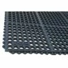 Rhino Mats K-Series Anti Fatigue Yellow Mat 3/4" Thick 3' x 5' Black