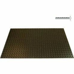 Rhino Mats Rhino Mat Diamond Top Switchboard Mat 1/4" Thick 3' x Up to 75' Black