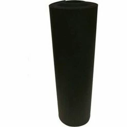 Rubber-Cal "Recycled Flooring" 1/4 in. x 4 ft. x 7 ft. - Black Rubber Mats