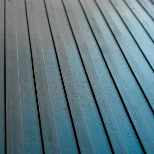 Rubber-Cal "Wide-Rib" Corrugated Rubber Floor Mat - 1/8 in x 3 ft x 6 ft - Black Rubber Roll - Image 5
