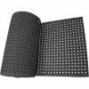 Rubber-Cal "Paw-Grip" 100% Nitrile Non-Slip Rubber Matting - 3/8 in x 34 in x 5 ft - Black