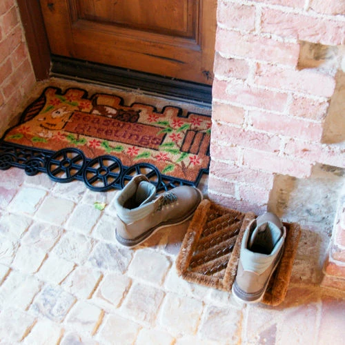 Rubber-Cal "Herringbone" Coir Boot Scraper Brush, 2.5 by 12 by 13-Inch (10-100-009) - Image 3