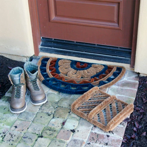 Rubber-Cal "Herringbone" Coir Boot Scraper Brush, 2.5 by 12 by 13-Inch (10-100-009) - Image 4