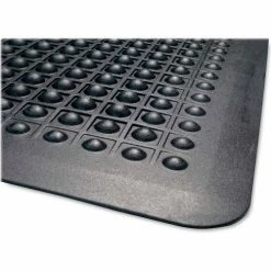 Genuine Joe Flex Step Anti Fatigue Mat 3/8" Thick 2' x 3' Black