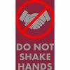 NoTrax® Do Not Shake Hands Safety Message Mat 3/8" Thick 3' x 5' Red