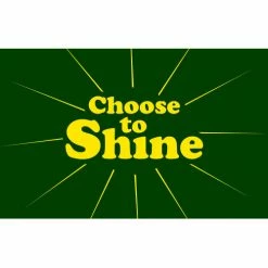 NoTrax® Choose to Shine Safety Message Mat 3/8" Thick 3' x 5' Green