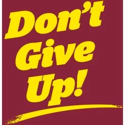 NoTrax® Don't Give Up Safety Message Mat 3/8" Thick 3' x 5' Red