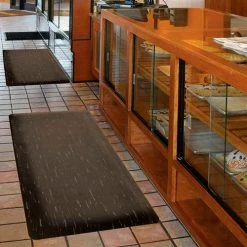 NoTrax® Marble Sof-Tyle™ Anti Fatigue Mat 1/2" Thick 2' x Up to 75' Black