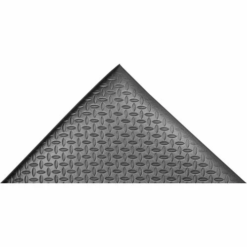 NoTrax® Diamond Cushion Anti Fatigue Mat 1/2" Thick 3' x 60' Black - Image 3
