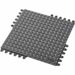 NoTrax® De-Flex™ Anti Fatigue Modular Mat Tile 3/4" Thick 18" x 18" Black