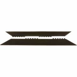 NoTrax® De-Flex™ Modular Mat Tile Ramp 3/4" Thick 1/2' x 3' Black