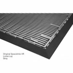 SpaceLinks Indoor/Outdoor 1/2" Profile Mat, 6'L x 4'W, Black