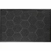 M+A Matting WaterHog Silver Entrance Mat, 3/8"Thick, 6'W x 8'L, Black Cleated Backing