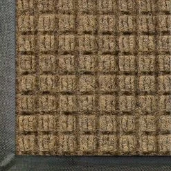 M+A Matting WaterHog® Classic Entrance Mat Waffle Pattern 3/8" Thick 3 x 12' Camel