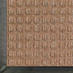 M+A Matting WaterHog® Classic Entrance Mat Waffle Pattern 3/8" Thick 2 x 3' Medium Brown