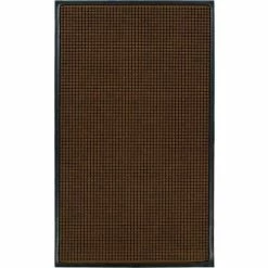 M+A Matting WaterHog® Classic Entrance Mat Waffle Pattern 3/8" Thick 4 x 12' Dark Brown