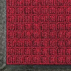 M+A Matting WaterHog® Classic Entrance Mat Waffle Pattern 3/8" Thick 3 x 16' Red/Black