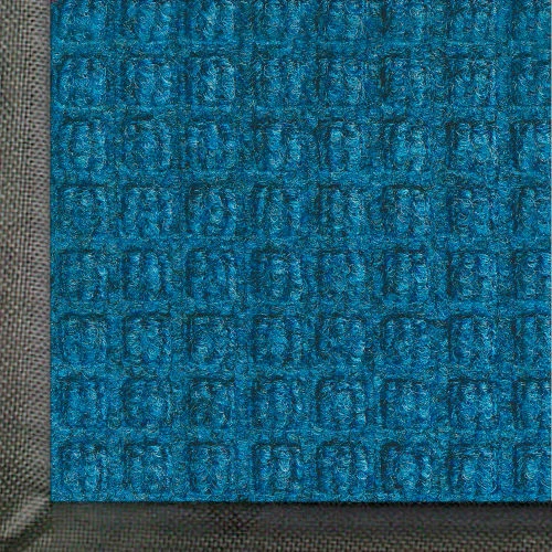 M+A Matting WaterHog® Classic Entrance Mat Waffle Pattern 3/8" Thick 2 x 3' Blue