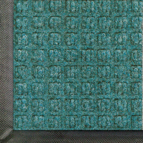 M+A Matting WaterHog® Classic Entrance Mat Waffle Pattern 3/8" Thick 3 x 8' Lt Blue