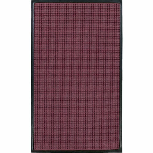 M+A Matting WaterHog® Classic Entrance Mat Waffle Pattern 3/8" Thick 4 x 8' Bordeaux