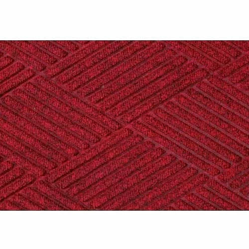 M+A Matting WaterHog® Classic Diamond Mat 3/8" Thick 6' x 6' Red/Black