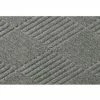M+A Matting WaterHog® Classic Diamond Mat 3/8" Thick 6' x 12' Medium Gray