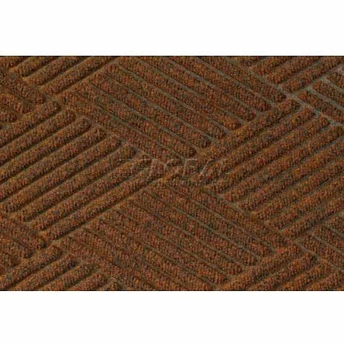M+A Matting WaterHog® Diamond Mat Fashion Border 3/8" Thick 3' x 12' Dark Brown