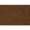 M+A Matting WaterHog® Diamond Mat Fashion Border 3/8" Thick 3' x 20' Dark Brown