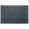 M+A Matting WaterHog® Diamond Mat Fashion Border 3/8" Thick 3' x 8' Blue