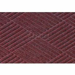M+A Matting WaterHog® Diamond Mat Fashion Border 3/8" Thick 4' x 20' Burgundy