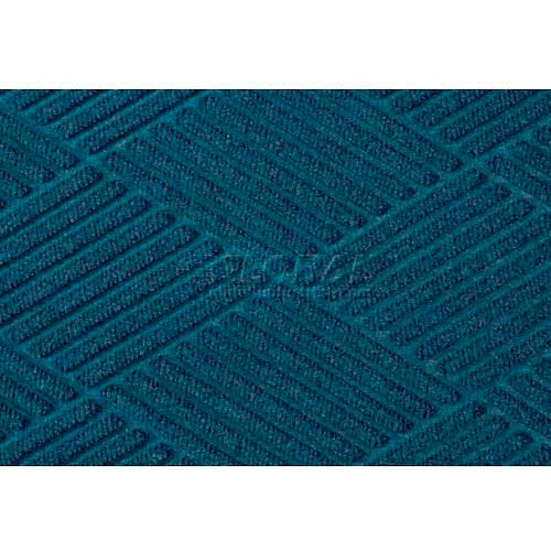 M+A Matting WaterHog® Diamond Mat Fashion Border 3/8" Thick 4' x 8' Navy
