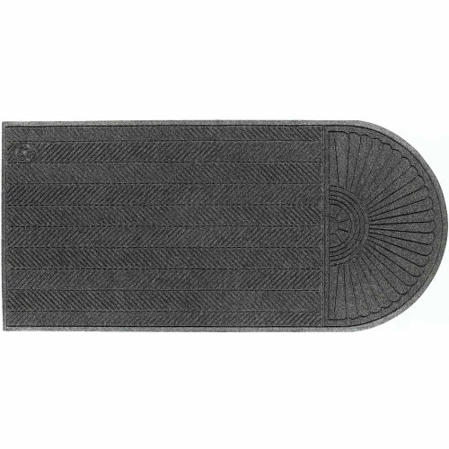 M+A Matting WaterHog® Eco Grand Elite Entrance Mat + One End 3/8" Thick 3' x 10' Gray - Image 3