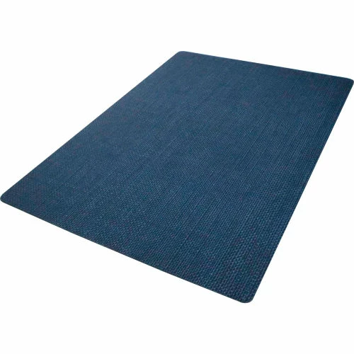 M+A Matting Desk Chair Mat, Stratford in Blue, 3' x 4'