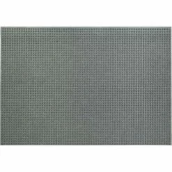 M+A Matting WaterHog® Forklift Mat 3/8" Thick 4' x 6' Medium Gray