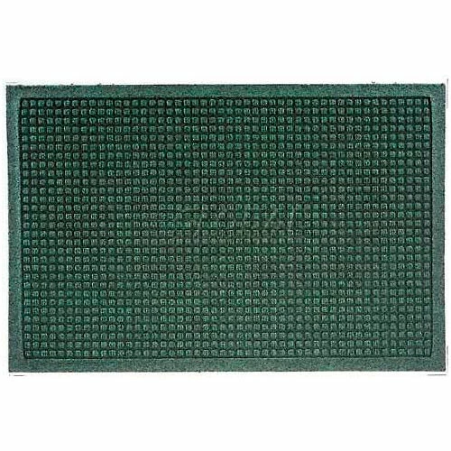 M+A Matting WaterHog® Entrance Mat Fashion Border 3/8" Thick 3' x 12' Green - Image 2
