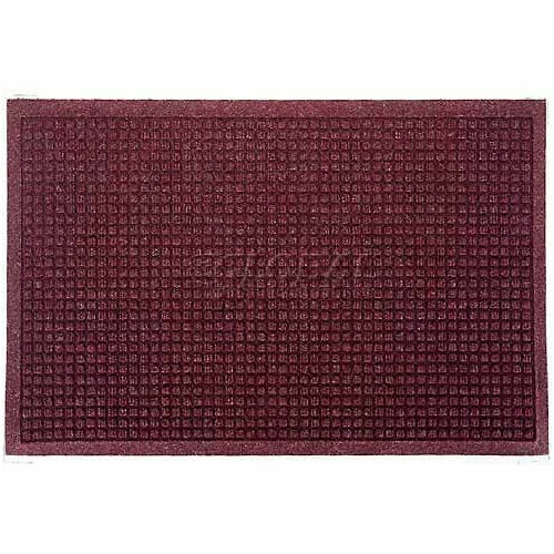 M+A Matting WaterHog® Entrance Mat Fashion Border 3/8" Thick 2' x 3' Burgundy - Image 2