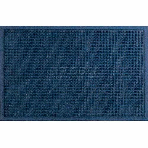 M+A Matting WaterHog® Entrance Mat Fashion Border 3/8" Thick 4' x 12' Navy - Image 2