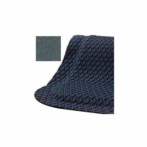 M+A Matting Hog Heaven® Anti Fatigue Mat Fashion Border 7/8" Thick 3' x 5' Gray