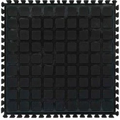 M+A Matting Hog Heaven III Comfort Modular Center Tile 3/4" Thick 1.5' Black