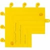 Wearwell® ErgoDeck® Heavy Duty Inside Corner 7/8" Thick 9" x 9" Yellow