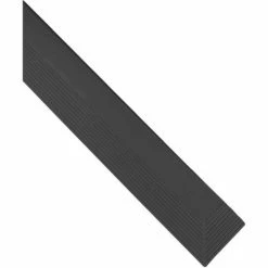 Wearwell® 24/Seven® NBR Rubber Female Edge 5/8" Thick 3.25' Black